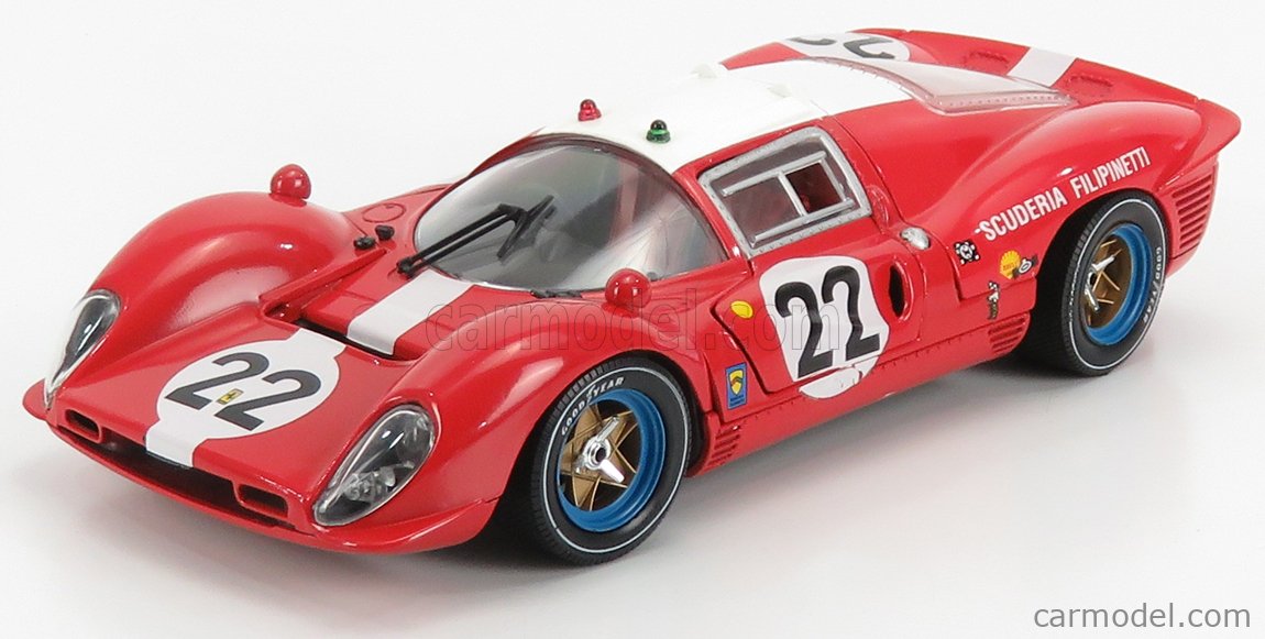 1/18 Ferrari 412 P Scuderia Filipinetti #22 Le Mans 24h 1967 ◇ J