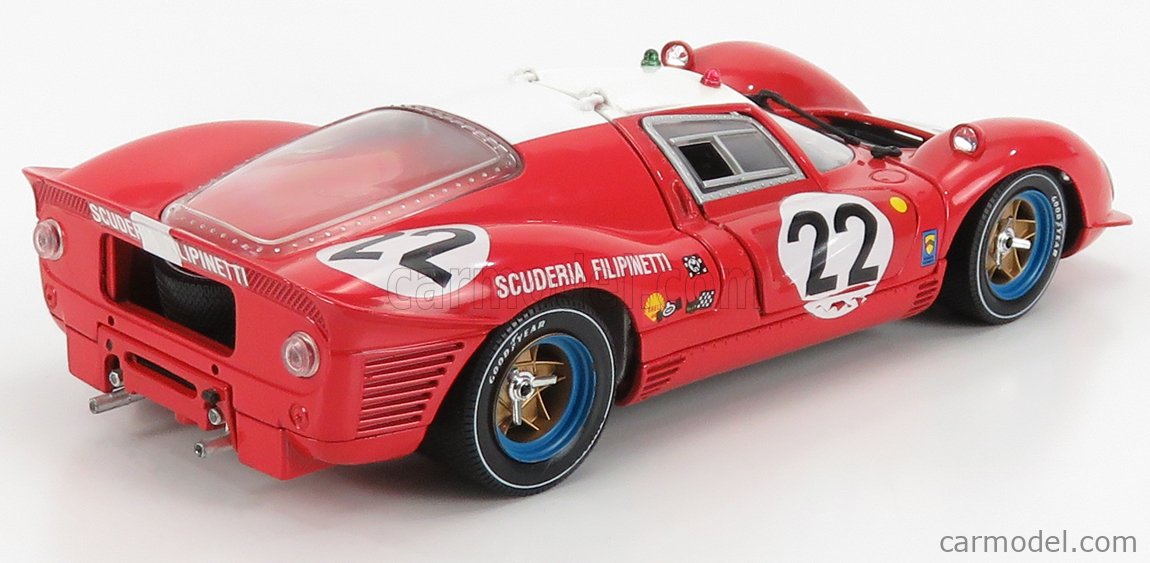 1/18 Ferrari 412 P Scuderia Filipinetti #22 Le Mans 24h 1967 ◇ J