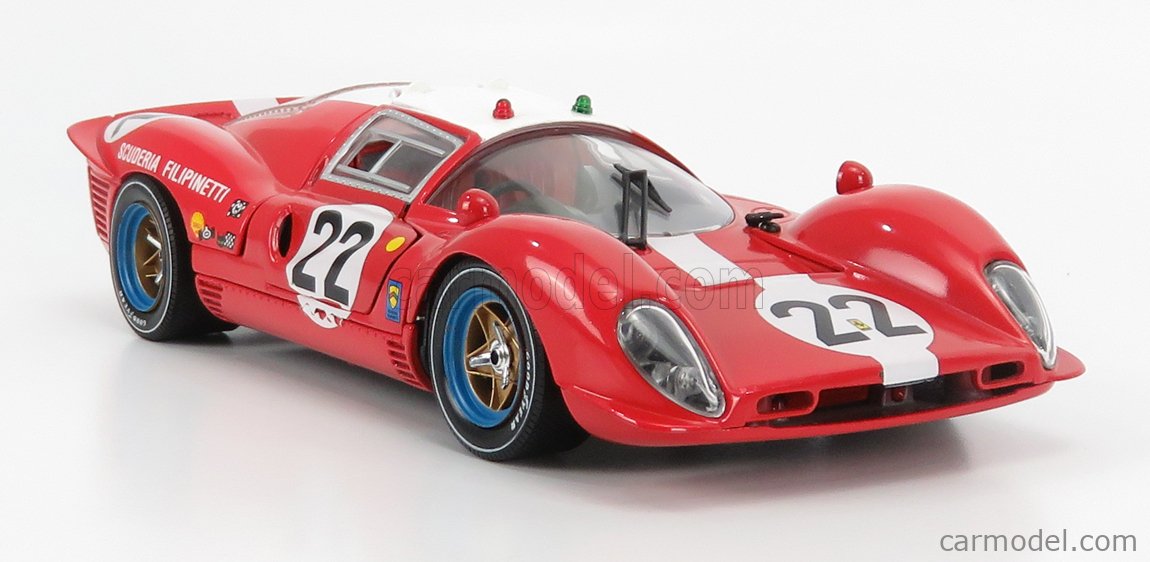 1/18 Ferrari 412 P Scuderia Filipinetti #22 Le Mans 24h 1967 ◇ J