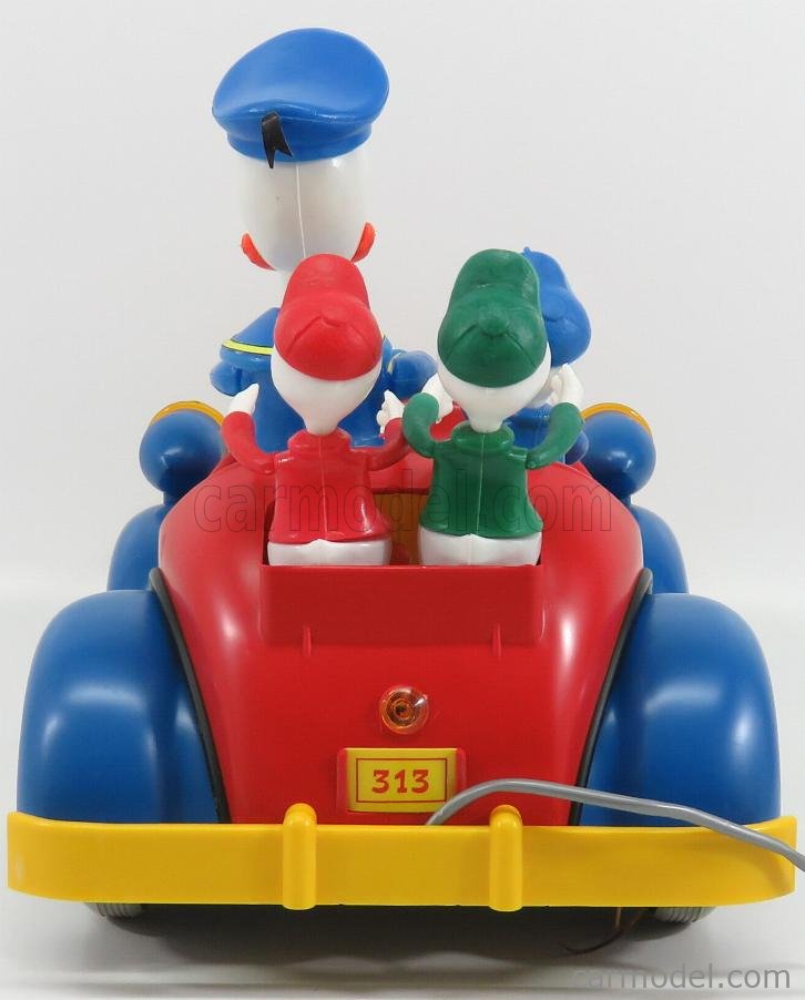 Voiture Miniature WEGATOYS Walt Disney Donald Duck 313 - Échelle 1:8 - Vintage Italie 1969