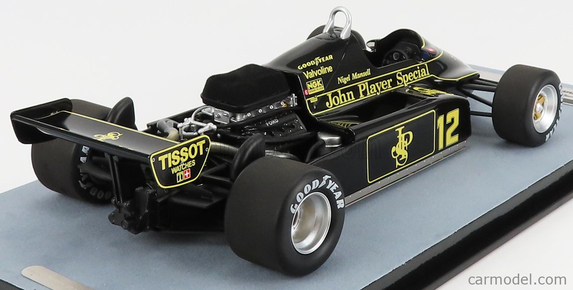 Miniature 1/18 Tecnomodel Lotus F1 91 #12 – Nigel Mansell, GP Grande-Bretagne 1982