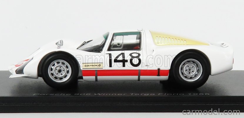 Porsche 906 #148 Winner Targa Florio 1966 in 1 43 Scale by Spark for sale online 
