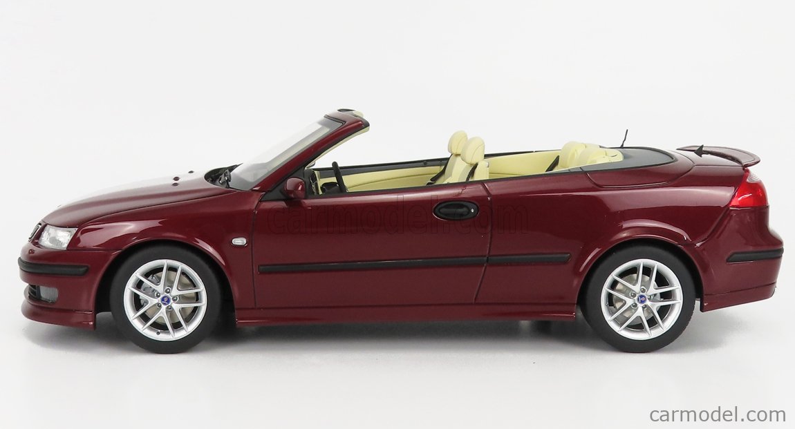 DNA COLLECTIBLES DNA000087 Scale 1/18  SAAB 9-3 AERO CONVERTIBLE 2005 CABRIOLET RED