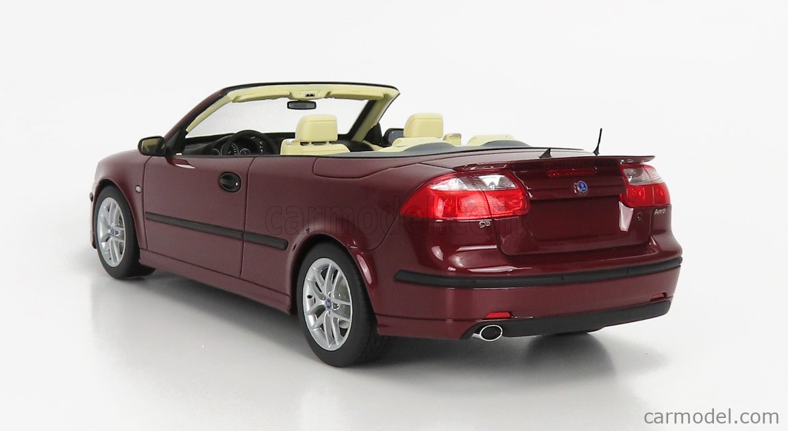 DNA COLLECTIBLES DNA000087 Scale 1/18  SAAB 9-3 AERO CONVERTIBLE 2005 CABRIOLET RED