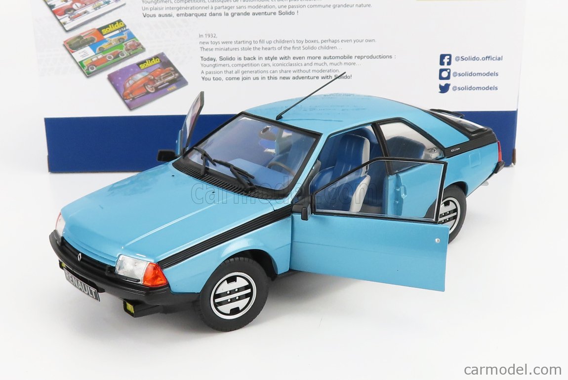 SOLIDO 1806402 Scale 1/18 | RENAULT FUEGO GTS COUPE 1980 LIGHT