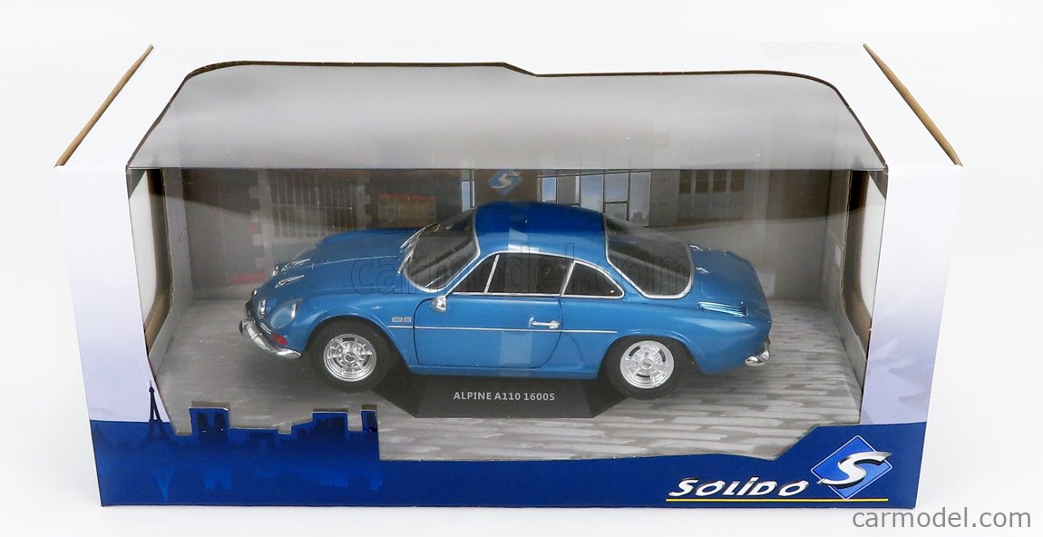 Maquette voiture Renault Alpine A110 1600S Bleu 1969 SOLIDO : l'unité à  Prix Carrefour
