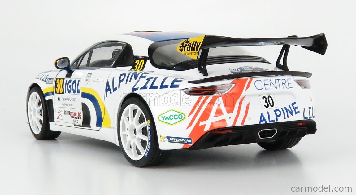 1/18 Solido Alpine A110 RGT Rallye Touquet N30 Delecour 2020 Livraison Juillet 