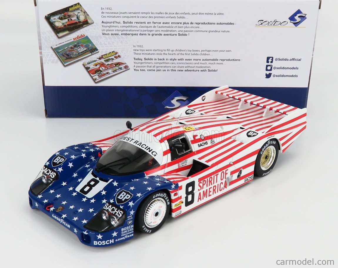 SOLIDO 1805503 Masstab: 1/18 | PORSCHE 956 2.6L TURBO TEAM SOLIDO 1805503 Masstab: 1/18 | PORSCHE 956 2.6L TURBO TEAM