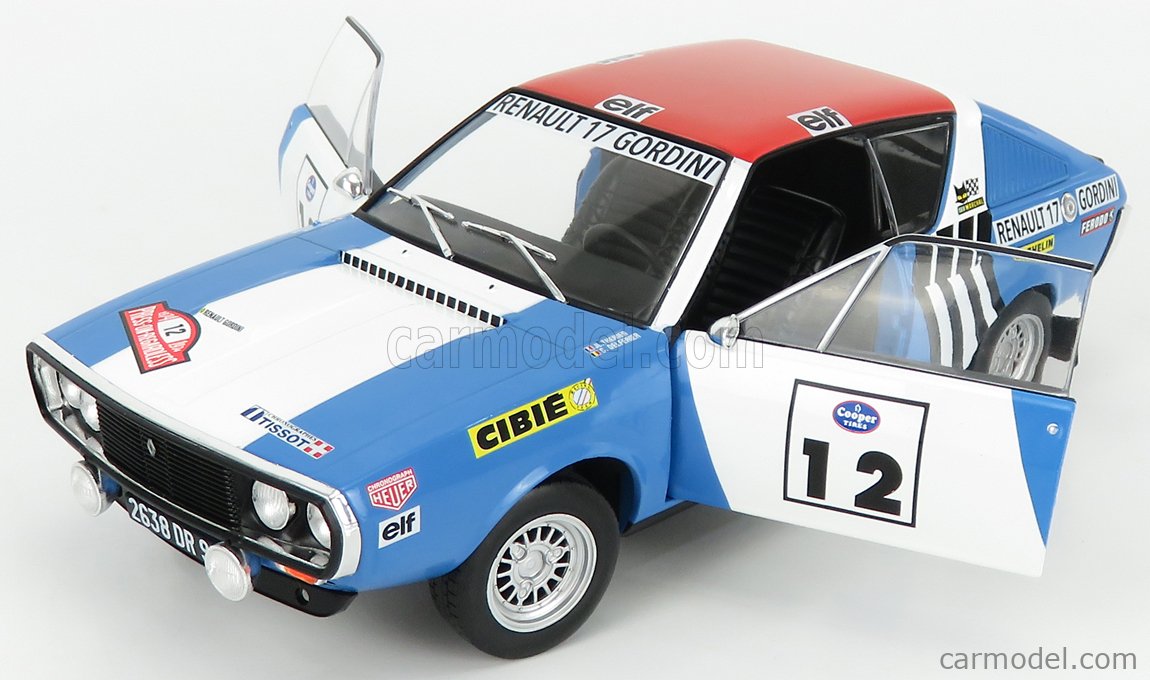 Details about   RENAULT 17 GORDINI CAR MODEL 1:43 SIZE 1974 IXO ATLAS RALLY PRESS ON NO12 T3 