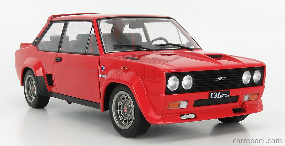 1980 Fiat 131 Abarth Rouge Red 1/18 Diecast Model Car por Solido Solido  S1806002