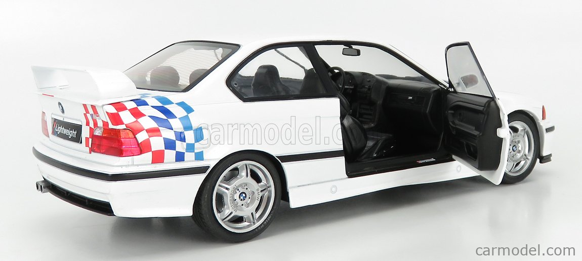 Solido BMW M3 Lightweight, E36 Coupé, 1995, Modellauto, Maßstab 1:18, weiß:  : Spielzeug