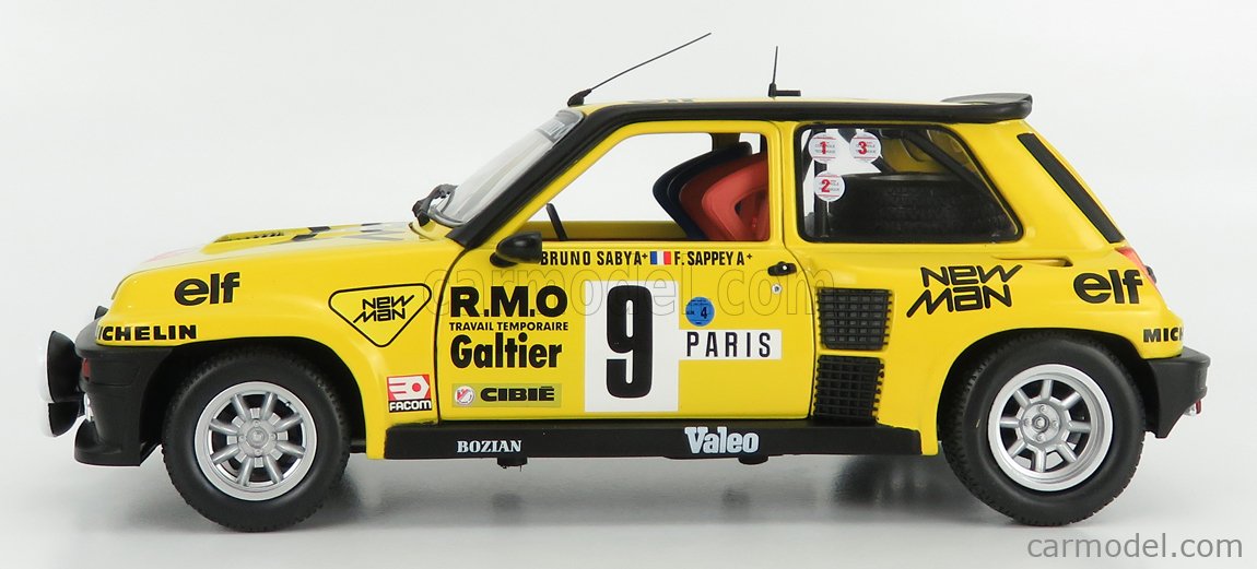 Renault 5 Turbo Diecast Rally Coche Monte Carlo Nuevo Hombre B Saby 1:18  Solido 1801311 Coches de carreras de automodelismo y aeromodelismo MA6305445