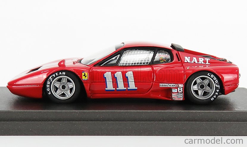 TOPMODEL GOLD009 Scale 1/43 | FERRARI 365GT/4BB N 111 SCUDERIA NART N.A.R.T. SEBRING 1975 RED
