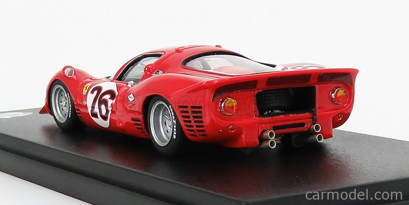 REMEMBER 141764 Scale 1/43 | FERRARI 412P N 26 24h DAYTONA 1967 P.RODRIGUEZ  - J.GUICHET RED