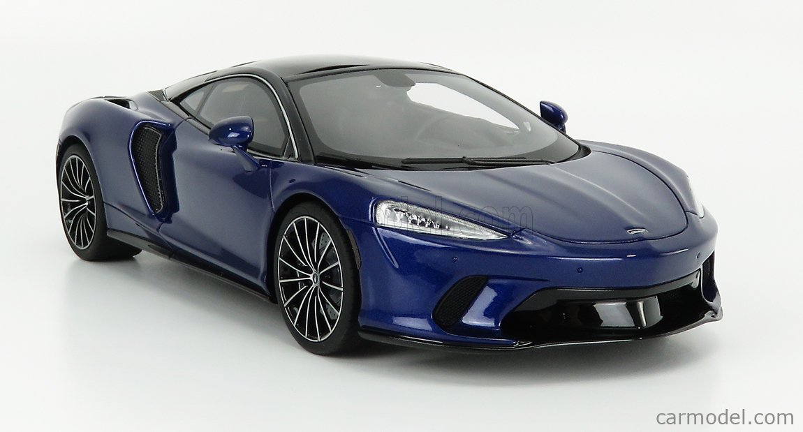 Spark - 1:18 - McLaren GT Namaka Blau 2019 mit besonderer Vitrine