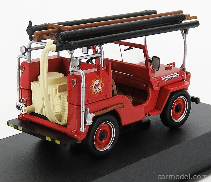 1:43 SALVAT Miniatur Modellauto SA11 Jeep CJ2A Feuerwehr Bomberos 1946 1:43 SALVAT Miniatur Modellauto SA11 Jeep CJ2A Feuerwehr Bomberos 1946
