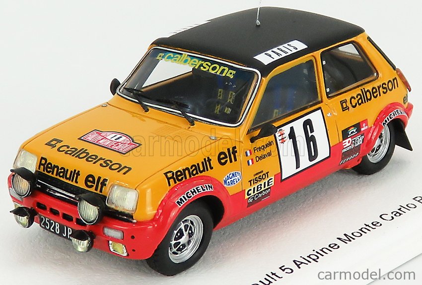 RENAULT - R5 ALPINE N 16 RALLY MONTECARLO 1979 G.FREQUELIN - J.DELAVAL