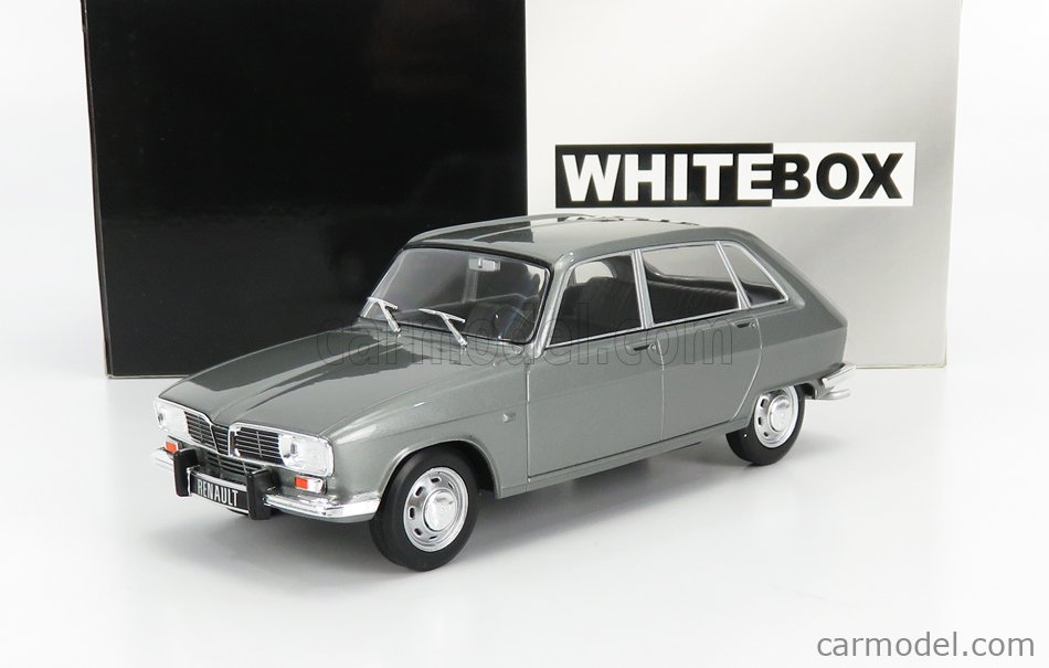 1:24 Renault 16 R16 1965 Silbergrau WhiteBox Super Detaillierte Maßstab Modell 
