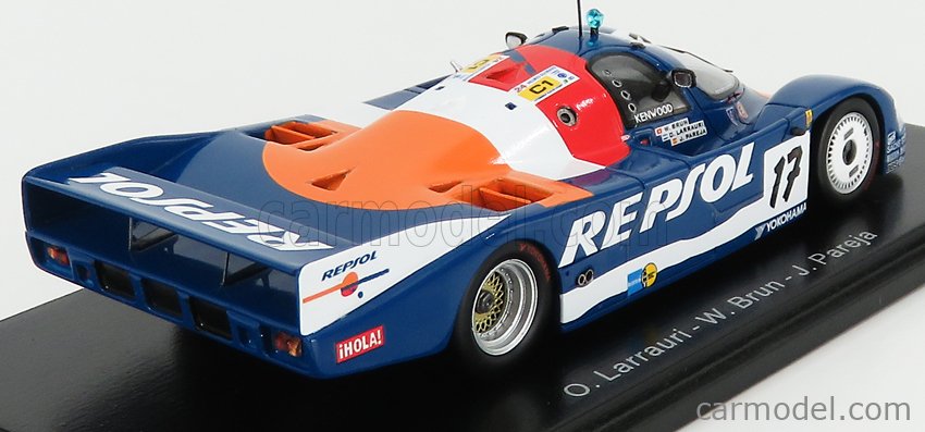 PORSCHE - 962C 3.0L TURBO TEAM REPSOL BRUN MOTORSPORT N 17 24h LE MANS 1989  O.LARRAURI - W.BRUN - J.PAREJA