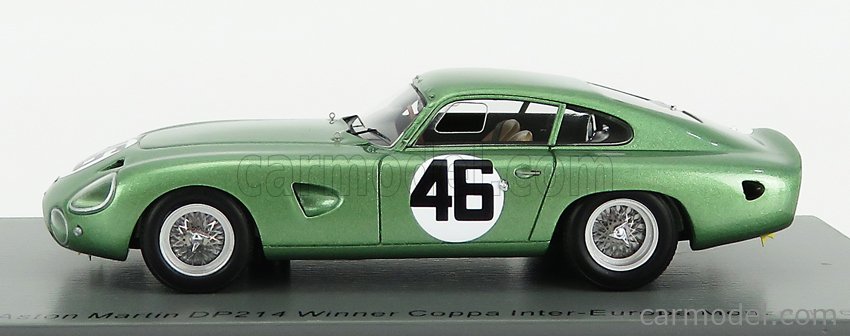 1/43 Spark Aston Martin DP214 N°46 1er Coppa Inter-Europa Monza 1963 R.Salvadori