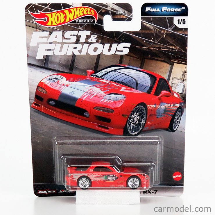 Details about   Fast and Furious 1995 Mazda RX-7 Full Force Hot Wheels GJR76 Real Riders