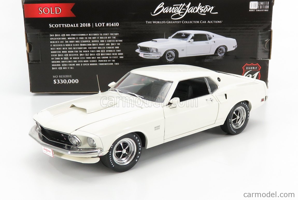 HIGHWAY61 18018 Scale 1/18 | FORD USA MUSTANG BOSS 429 COUPE 1969 ...