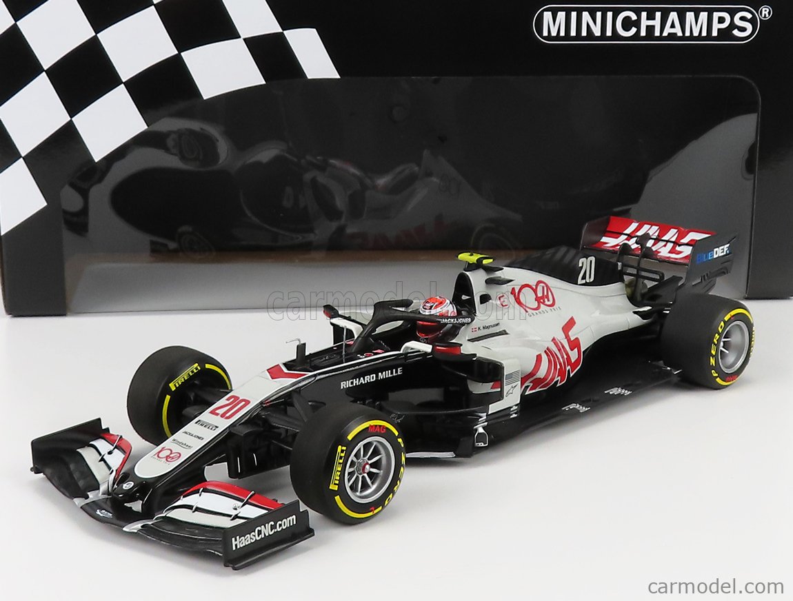 Miniature MINICHAMPS Haas F1 VF-20 Abu Dhabi GP – Mick Schumacher 2020 échelle 1/18