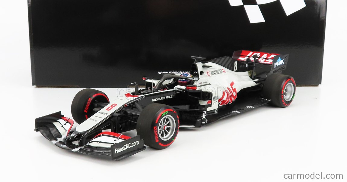 Voiture F1 HAAS VF-20 Grosjean 2020 - Minichamps 1/43 - Édition Limitée