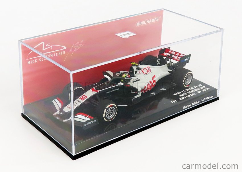 MINICHAMPS - HAAS F1 Team VF 20 - FP1 GP Abu Dhabi 2020-1/18