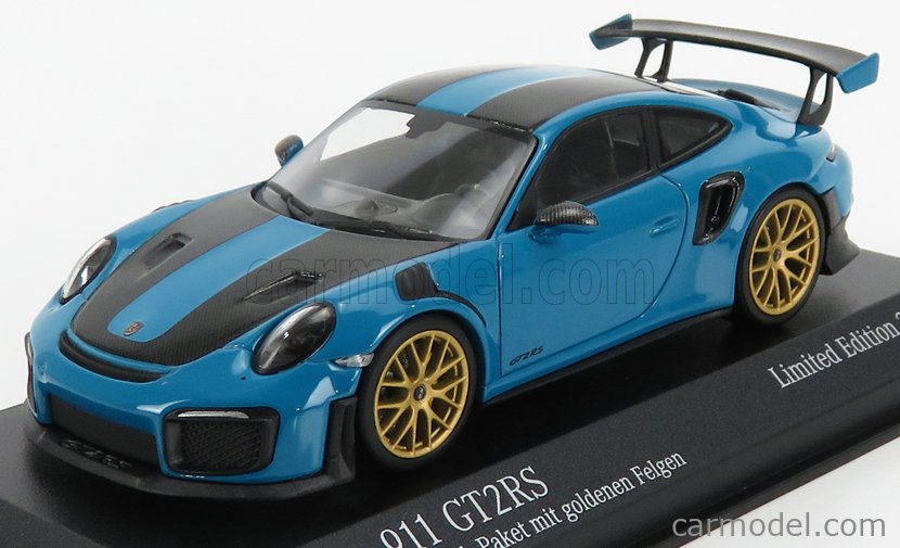 MINICHAMPS 413067235 Scale 1/43 | PORSCHE 911 991-2 GT2 RS WEISSACH ...