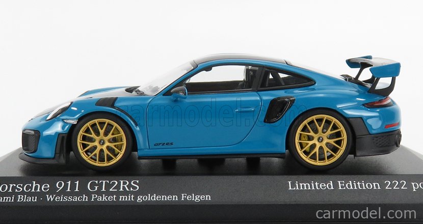 MINICHAMPS 413067235 Scale 1/43 | PORSCHE 911 991-2 GT2 RS WEISSACH ...