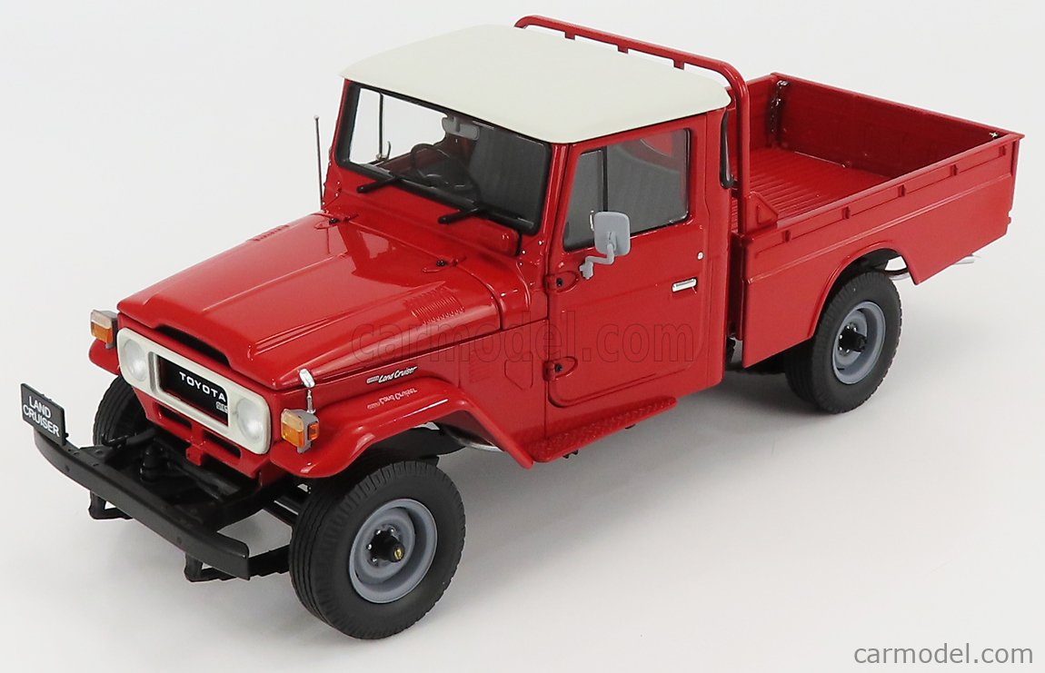 KYOSHO 08958R Scale 1/18 | TOYOTA LAND CRUISER 40 4X4 PICK-UP 1980 RED