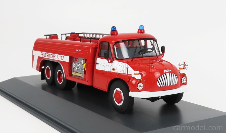 SCHUCO 450284900 Scale 1/43 | TATRA T138 TANKER TRUCK FEUERWEHR 3-ASSI ...