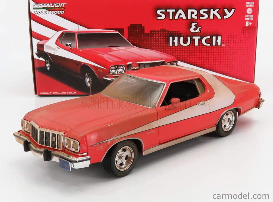 1:24 Greenlight Ford Gran Torino Starsky and Hutch 1976 red/white 