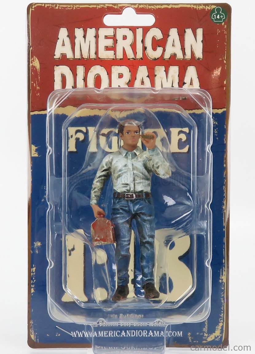 AMERICAN DIORAMA 76261 Escala 1/18 FIGURES LARRY CHAINSMOKER BLUE GREY