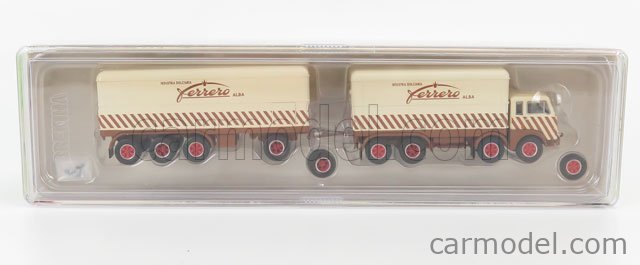 Modèle Réduit Brekina Plast Fiat 691 Millepiedi 1961 Gris - Échelle 1:87 - Neuf
