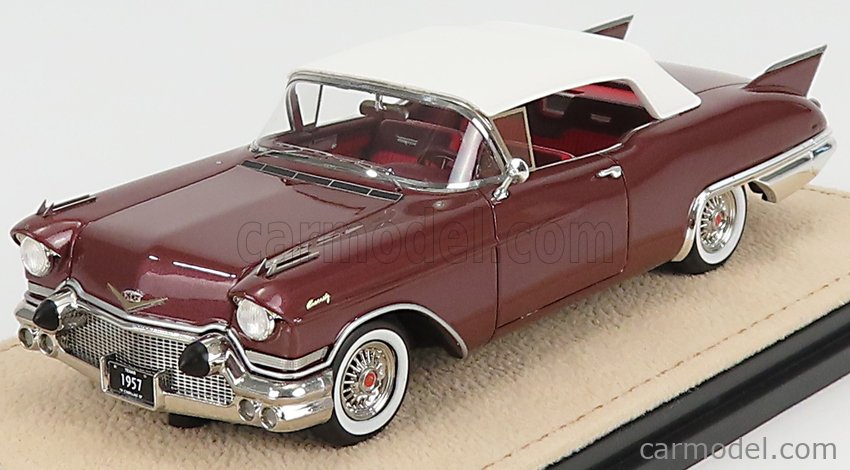 1/43 1955 Cadillac Eldorado Convertible closed blue LE 150 pcs. GLM Stamp models