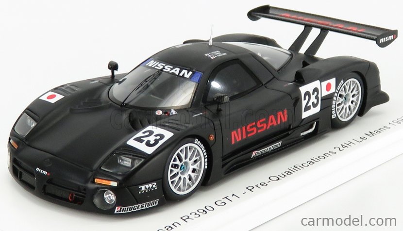NISSAN - R390 GT1 3.5L TURBO N 23 PRE-QUALIFICATIONS 24h LE MANS 1997  K.HOSHINO - E.COMAS - M.KAGEYAMA
