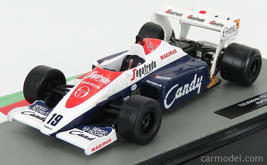 AYRTON SENNA TOLEMAN tg184 #19 3rd Grande-Bretagne GP Formule 1 1984 1:43 ALTAYA 