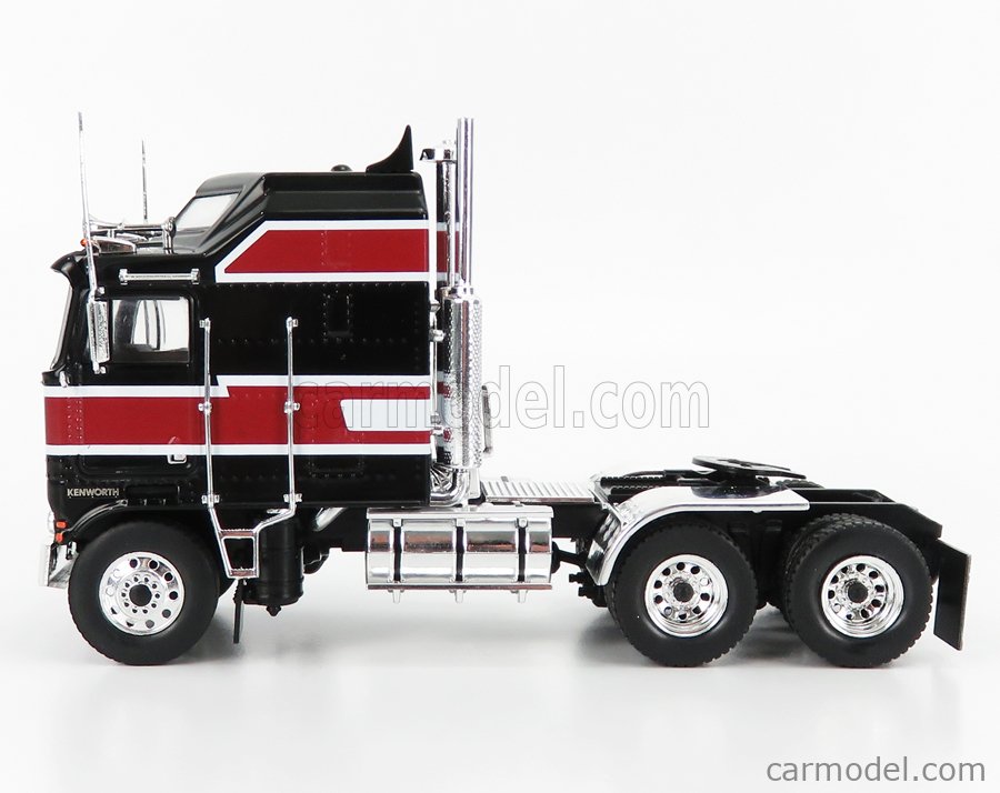 Kenworth K100 Aerodyne Truck 3-Assi 1976 Black Red IXO 1:43 TR071 Model