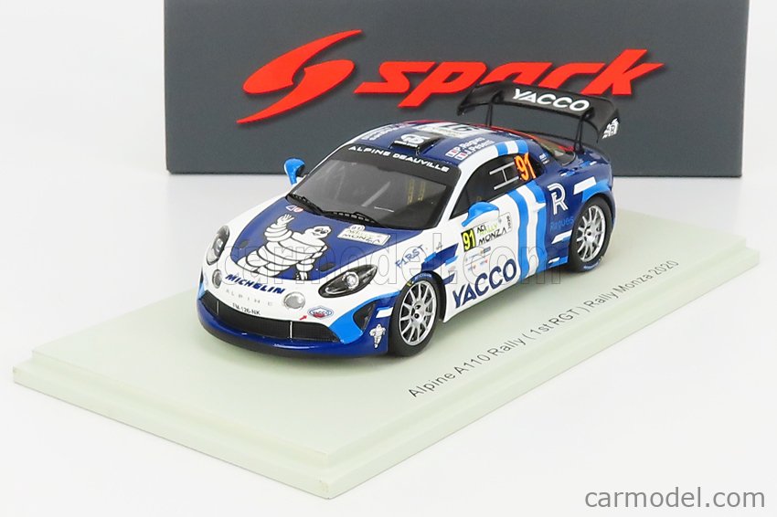 Spark 1:43 Renault Alpine A110 #67 - Vainqueur Rallye Monte-Carlo 2023 - S6726
