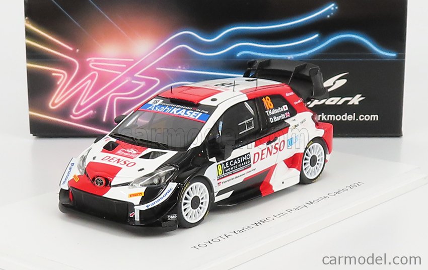 T KATSUTA TOYOTA YARIS WRC SPARK 1/43 EME RALLYE MONTE CARLO 2021 