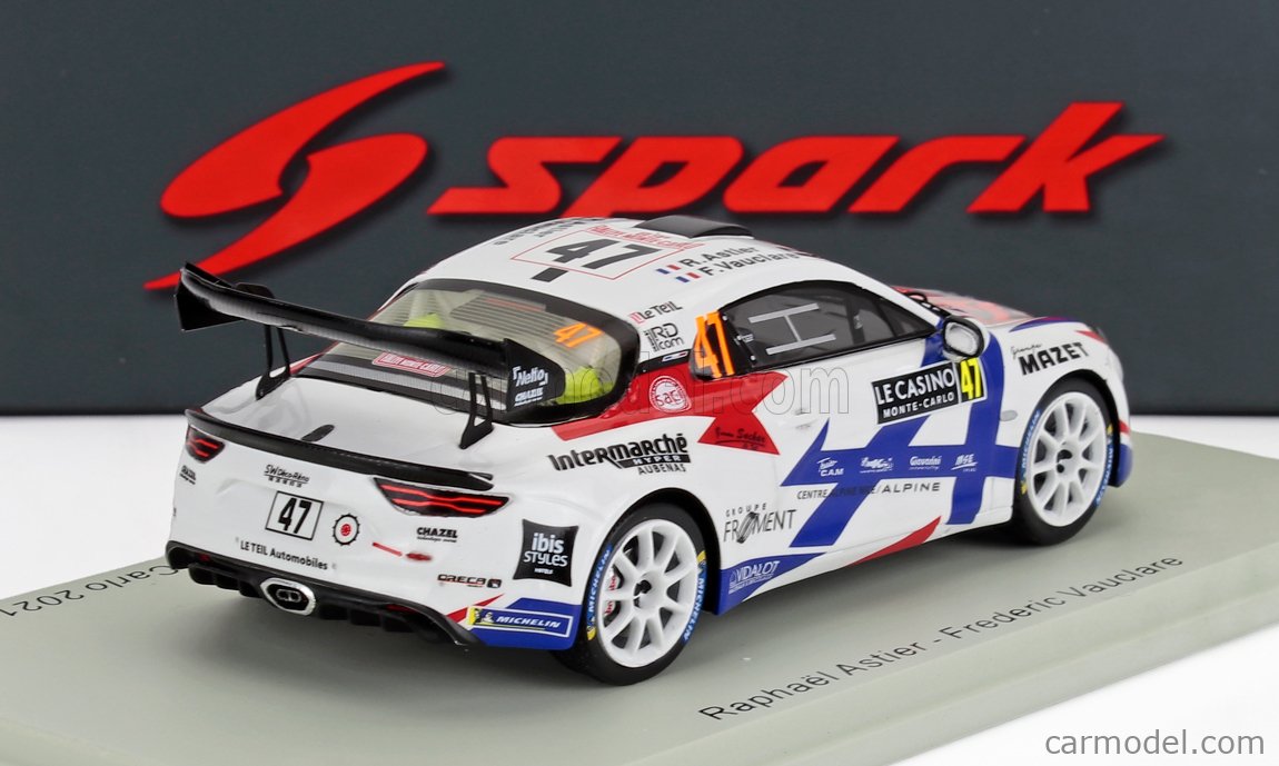 Miniature Spark 1:43 Renault Alpine A110 Rallye Monte-Carlo 2024 #60 - Neuve