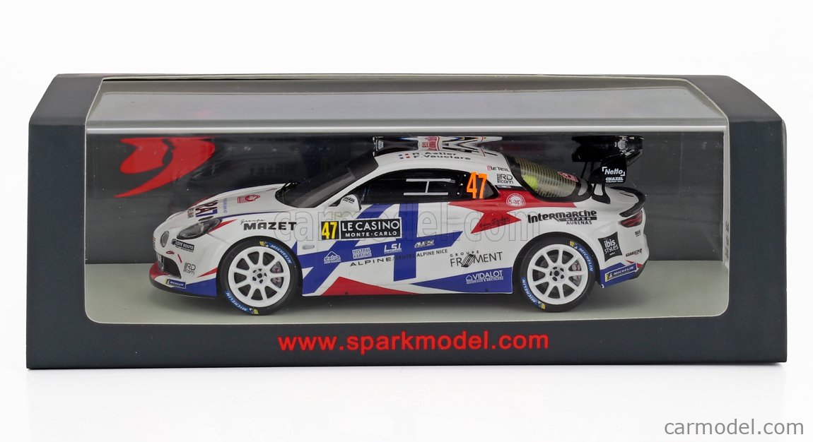 Spark 1/43 – Renault Alpine A110 Rgt #60 – Rallye Monte-Carlo 2024 – Fumal S6858