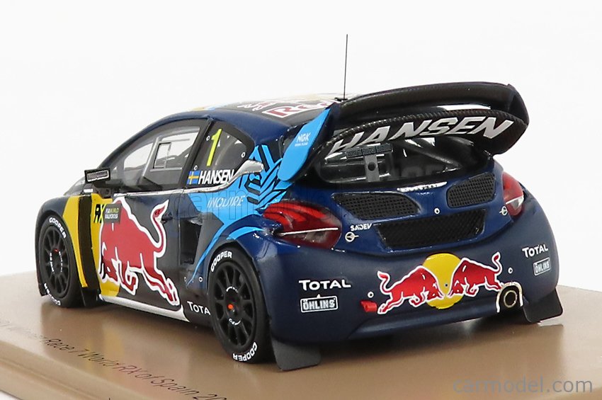 Peugeot 208 WRX 9 WRX Espagne Race 7 2020 3ème Kevin Hansen Spark S7881 - Miniatures Autos Motos