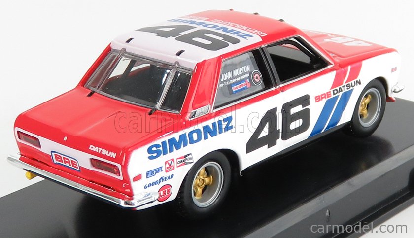 BURAGO 18-38047 Scale 1/43 | DATSUN 510 BROCK RACING N 46 TOKYO