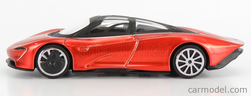 NEW McLaren Speedtail Coupe Orange Ab 2019 1/43 Bburago Modell Auto mit individiuellem Wunschkennzeichen 