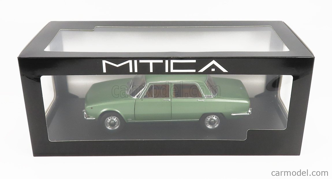 MITICA-DIECAST 200002-D Masstab: 1/18  ALFA ROMEO 1750 BERLINA 2-SERIES 1969 VERDE OLIVA - OLIVE GREEN MET