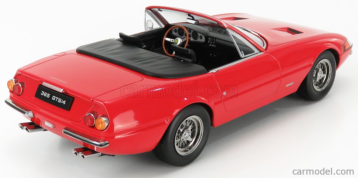 KK-SCALE KKDC180611 Scale 1/18 | FERRARI 365 GTB DAYTONA SPIDER OPEN 1969  RED