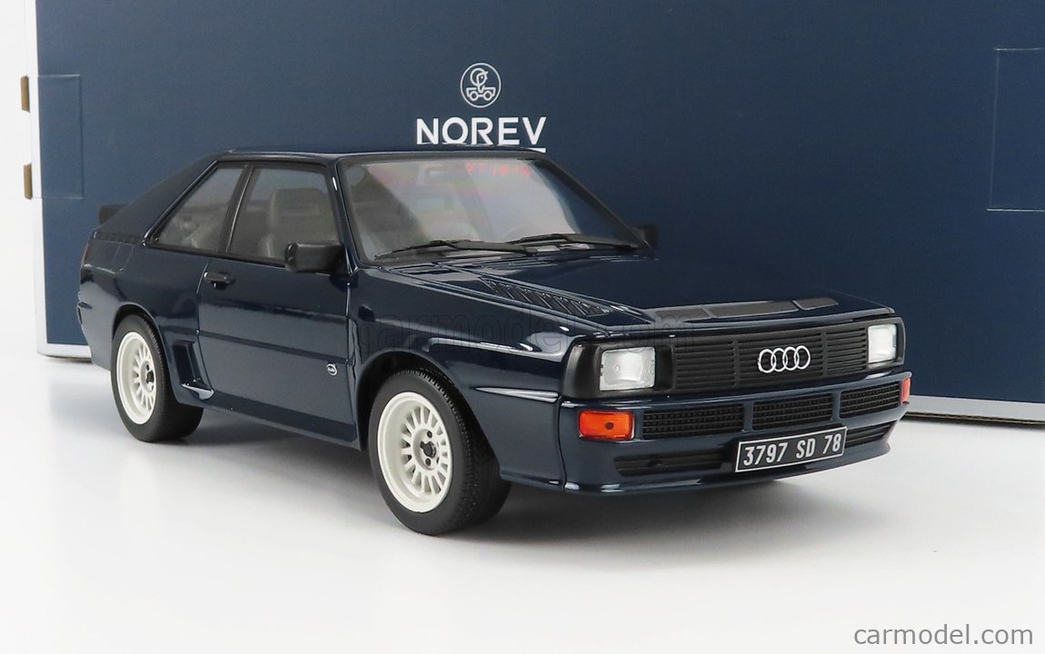 1:18 Audi Sport Quattro 1985 Dark Blue NOREV 188314 Préorder Septembre 2021